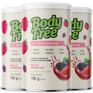 KIT 3 POTES BODY FREE SHOT